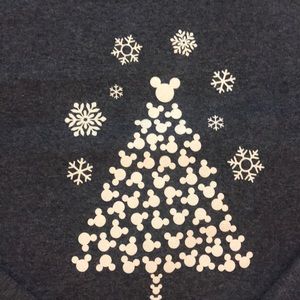 Mickey Mouse Christmas tree shirt-  sparkle- new